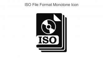 ISO File Format Monotone Icon In Powerpoint Pptx Png And Editable Eps Format