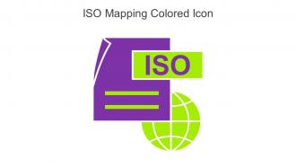 ISO Mapping Colored Icon In Powerpoint Pptx Png And Editable Eps Format
