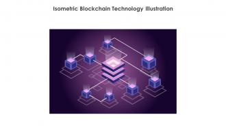 Isometric Blockchain Technology Illustration