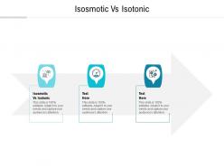 Isosmotic vs isotonic ppt powerpoint presentation gallery vector cpb