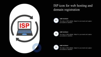 ISP Icon For Web Hosting And Domain Registration