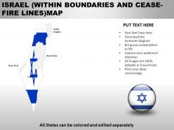Israel country powerpoint maps