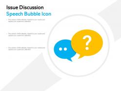 Issue discussion speech bubble icon