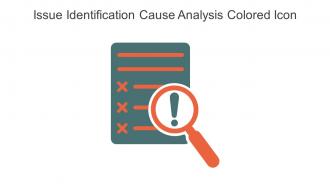 Issue Identification Cause Analysis Colored Icon In Powerpoint Pptx Png And Editable Eps Format