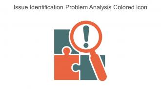 Issue Identification Problem Analysis Colored Icon In Powerpoint Pptx Png And Editable Eps Format