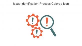 Issue Identification Process Colored Icon In Powerpoint Pptx Png And Editable Eps Format