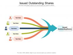 Issued outstanding shares ppt powerpoint presentation outline examples cpb