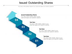 Issued outstanding shares ppt powerpoint presentation show gridlines cpb