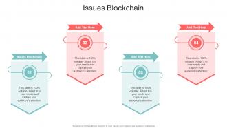 Issues Blockchain In Powerpoint And Google Slides Cpb