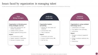 Issues Faced By Organization In Managing Talent Employee Management System