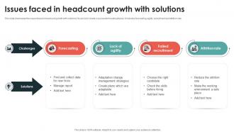 Issues Faced In Headcount Growth With Solutions
