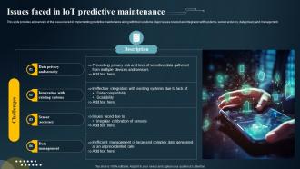 Issues Faced In IoT Predictive Maintenance IoT Predictive Maintenance Guide IoT SS
