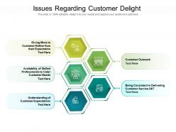 Issues regarding customer delight