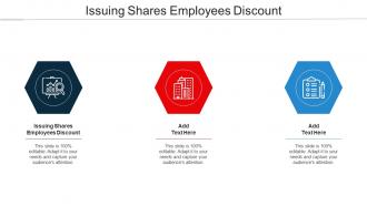 Issuing Shares Employees Discount Ppt Powerpoint Presentation Slides Inspiration Cpb