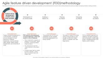 It Agile Methodology Agile Feature Driven Development Fdd Methodology