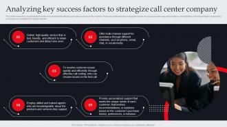 It And Tech Support Business Plan Analyzing Key Success Factors To Strategize Call Center BP SS