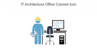 IT Architecture Office Colored Icon In Powerpoint Pptx Png And Editable Eps Format