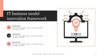 IT Business Model Innovation Framework
