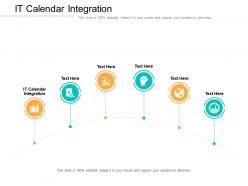 It calendar integration ppt powerpoint presentation slides infographics cpb