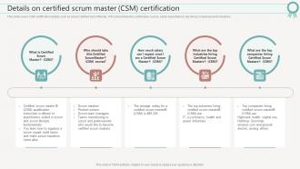 It Certifications To Expand Your Skillset Details On Certified Scrum Master Csm Certification