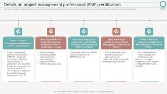 It Certifications To Expand Your Skillset Details On Project Management Professional Pmp Certification