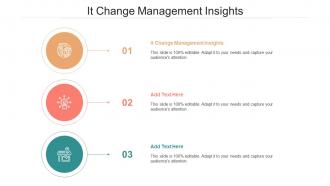 It Change Management Insights Ppt Powerpoint Presentation Professional Show Cpb