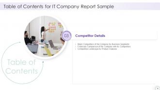 IT Company Report Sample Powerpoint Presentation Slides