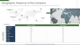 It Companys Business Introduction Geographic Presence Of The Company