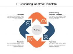 It consulting contract template ppt powerpoint presentation summary cpb