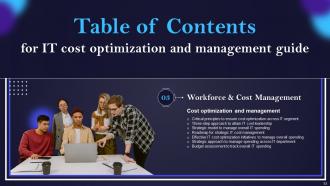 IT Cost Optimization And Management Guide Powerpoint Presentation Slides Strategy CD V Aesthatic Attractive