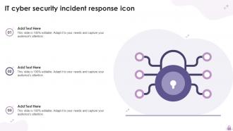 IT Cyber Security Incident Response Icon