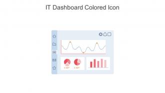 IT Dashboard Colored Icon In Powerpoint Pptx Png And Editable Eps Format