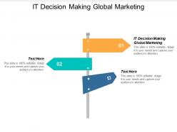 It decision making global marketing ppt powerpoint presentation professional topics cpb