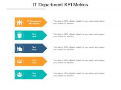 It department kpi metrics ppt powerpoint presentation ideas visual aids cpb