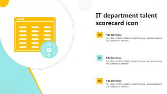 IT Department Talent Scorecard Icon