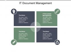 It document management ppt powerpoint presentation styles mockup cpb