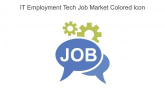 IT Employment Tech Job Market Colored Icon In Powerpoint Pptx Png And Editable Eps Format