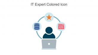 IT Expert Colored Icon In Powerpoint Pptx Png And Editable Eps Format