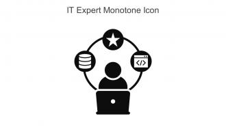 IT Expert Monotone Icon In Powerpoint Pptx Png And Editable Eps Format