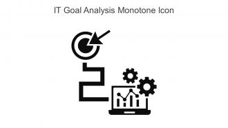 IT Goal Analysis Monotone Icon In Powerpoint Pptx Png And Editable Eps Format