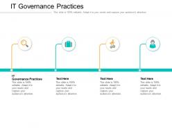 It governance best practices ppt powerpoint presentation file slideshow cpb