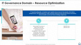 IT Governance Domain Resource Optimization Ppt Powerpoint Presentation Show Themes