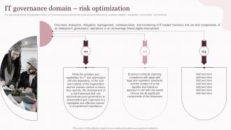 IT Governance Domain Risk Corporate Governance Of Information And Communications