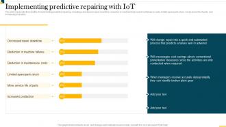 IT In Manufacturing Industry Implementing Predictive Repairing With IOT