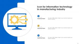 IT In Manufacturing Industry Powerpoint Ppt Template Bundles Pre-designed Editable