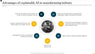 IT In Manufacturing Industry V2 Advantages Of Explainable AI In Manufacturing Industry