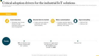IT In Manufacturing Industry V2 Critical Adoption Drivers For The Industrial IoT Solutions