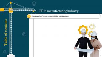IT In Manufacturing Industry V2 Powerpoint Presentation Slides Informative Professionally