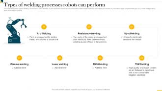 IT In Manufacturing Industry V2 Types Of Welding Processes Robots Can Perform