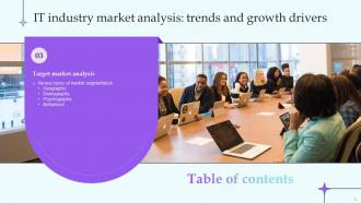 IT Industry Market Analysis Trends And Growth Drivers Powerpoint Presentation Slides MKT CD V Attractive Visual